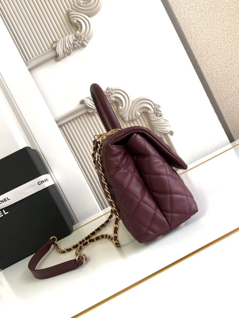 Ch**el top handle bags